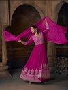 Saadgi By Sayuri Georgette With Embroidery Online Gown With Dupatta Wholesale